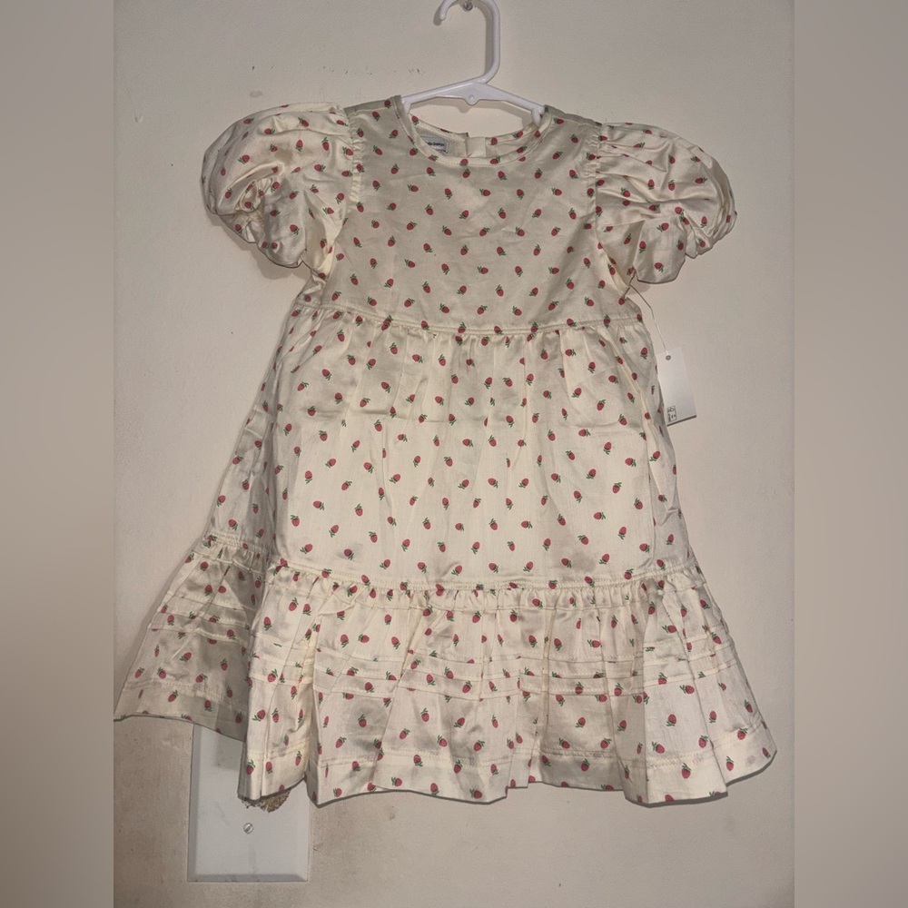 Amazon Essentials X Sofia Grainge Girl's dress with puffed sleeves, 24 months